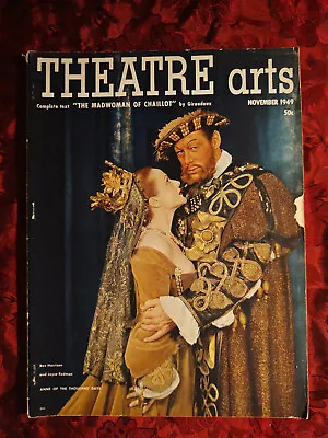 THEATRE ARTS November 1949 Ethel Barrymore Adolph Green Jean Giraudoux  • $8.80