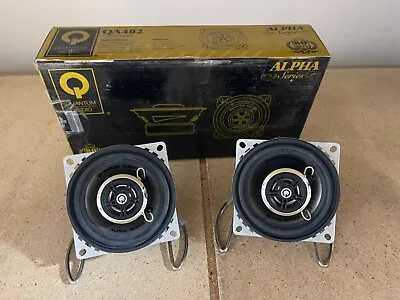 Quantum Audio QA402 4  2-Way Car Audio Speakers • $25