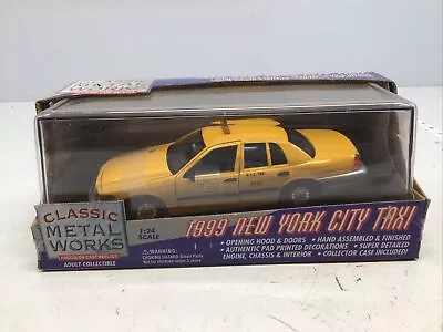 Classic Metal Works '99 Ford Crown Victoria NY Taxi 1/24 Diecast Model NIB • $29.95