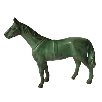 Vintage Cast Metal Bronze Toned Horse Figurine Sculpture Home Decor  • $19.99