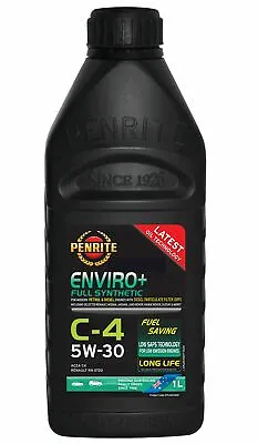 $15.95 • Buy Penrite Enviro+ C4 5W-30 Engine Oil 1L Fits Audi Q7 3.0 TFSI (4L) 245kw, 3.6 ...