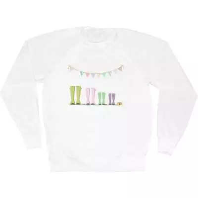 £19.99 • Buy 'Spotty Wellies' Adult Sweatshirt / Sweater / Jumper (SW038439)