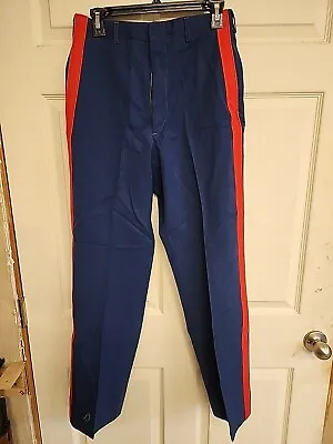 Marine Corps USMC Dress Blues Trousers Pants No Size With NCO Blood Stripe #3359 • $49