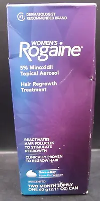 WOMEN'S ROGAINE Unscented Foam Hair Regrowth Treatment Exp.05/24+ New • $18.95