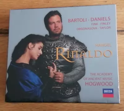 Handel: Rinaldo: C. Hogwood  Bartoli. Daniels  3 CD Set DECCA Brand New Sealed • £14.99