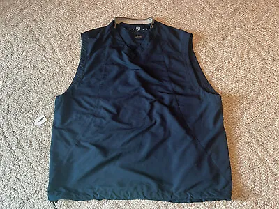 Nike Golf Vest Mens X-Large XL Blue Sleeveless Pullover V-Neck Lightweight • $24.99