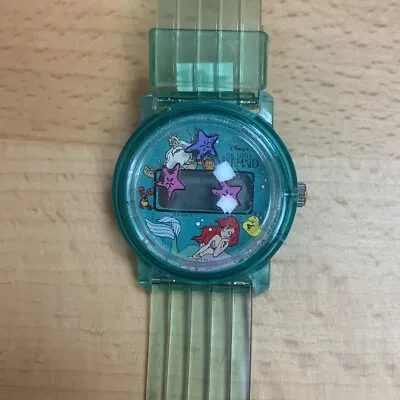 $57.95 • Buy The Little Mermaid Bubble Watch Vintage Disney Wrist Rare UNTESTED AS IS