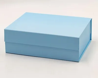 Magnetic Gift Box Collapsible Magnetic Front Flap Closure Unbranded BLUE Finish  • $9.50