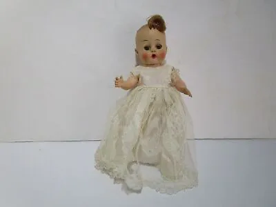 Vintage UNEEDA Ginnette Baby Susan Type Mohawk Hair 9  Baby Doll  • $14