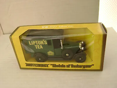 1977 Matchbox Lesney Models Of Yesteryear 1:47 Y-5 1927 Talbot Van Lipton's Tea • $9.99