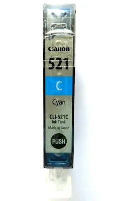 £10 • Buy 1x Genuine Canon Refilled CLI-521 Cyan Color Carts, Inkjet, Pack Size 1, MX868