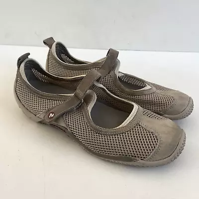 MERRELL Womens Sz 9 Ortholite Qform Air Cushion Circuit MJ Breeze Shoes Taupe • $19.99