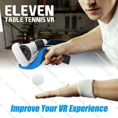 Table Tennis Paddle Grip Handle For Oculus Quest 2 Touch Controllers VR Game UK • £14.99