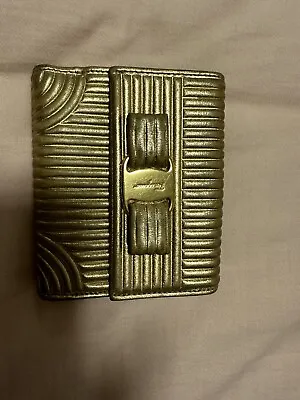 Ferragamo Gold Bow Wallet • $50
