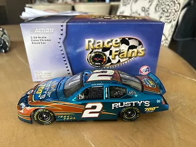 2005 Rusty Wallace #2 Miller Lite / 700th Start Color Chrome 1:24 Scale Die-cast • $9.99