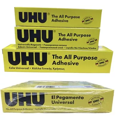 UHU ALL PURPOSE GLUE ORIGINAL TUBE SIZE 20ml 35ml 60ml 125ml STRONG ADHESIVE  • £13.75