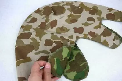 Military Ww2 Us Marine Corps Camo Hbt Reversible Helmet Cover   • $13.76