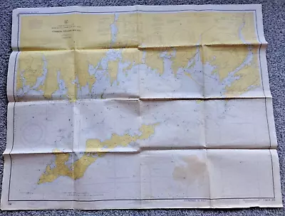 FISHER ISLAND SOUND  Nautical Chart C.& G.S. 358 • $28