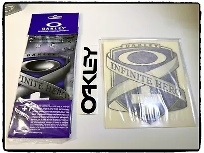 New Oakley Infinite Hero Microbag & Large 5x5 Decal + 2nd SI Oakley Decal • $22.54