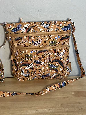 Vera Bradley Triple Zip Hipster In French Hens NWT • $64