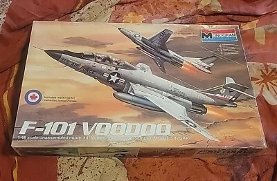 Vintage Monogram F-101 Voodoo 1:48 Model Airplane Kit #5811 Open Box Complete C8 • $50