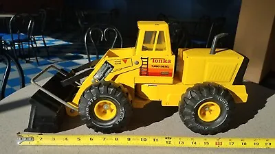 Tonka Turbo Diesel Mighty Front End Payloader Pressed Steel XMB-975 Toy Nice! • $69.99