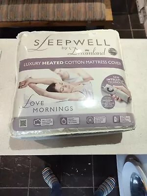 Sleepwell By Dreamland Double Size Heated Mattress Cover White Super King • £29.99
