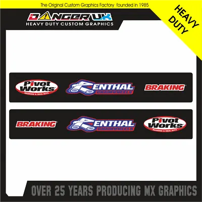 Kawasaki Kx 125 250 Mx 1999 2000 2001 2002 Motocross Swing Arm Graphics Decals • £15.99