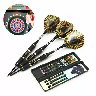 26g Professional DARTS SET Dart Stems FlightsSteel Tip Case+3 Extra Shafts • $18.73