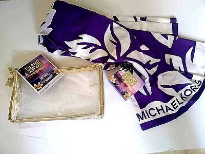 Island Michael Kors Very Bali 3 Pc Set 1.7 Fl Oz  Edp+sarong+bali Clutch (rare) • $179