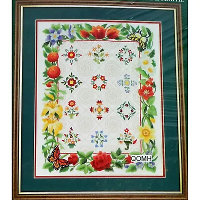 No Yarn!  FRIENDSHIP QUILT Elsa Williams Crewel Embroidery Kit Rebecca Barker • $33.99