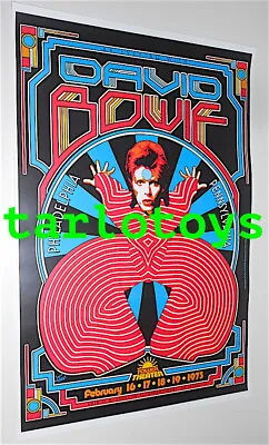 $19.99 • Buy DAVID BOWIE - Philadelphia, Us - 16 February 1973 - Concert Poster 
