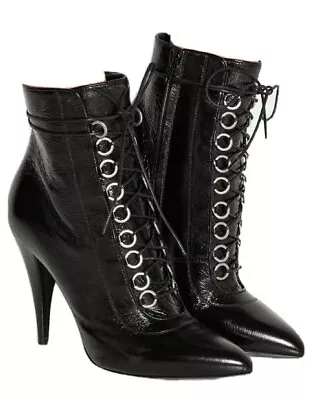 Saint Laurent Boots Black Leather 36.5 • $400