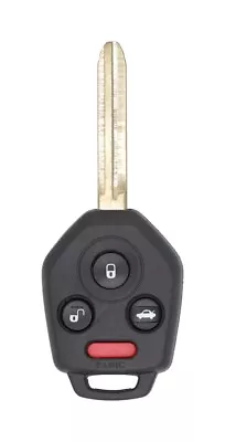 Fits Subaru CWTB1G077 OEM 4 Button Key Fob W/ H Chip Black Pod W/ Sticker Or Gra • $72.77