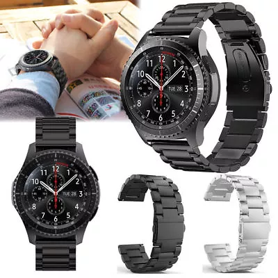 AU Stainless Steel Strap Watch Band For Samsung Galaxy Gear S3 Frontier/Classic • $15.99