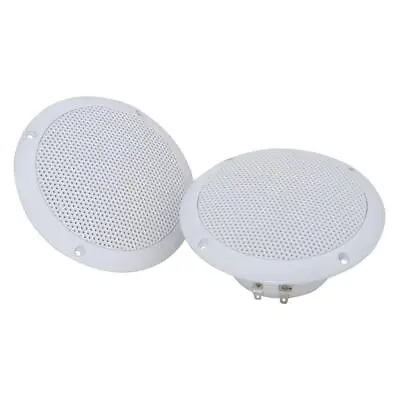£34.99 • Buy Adastra 80W 5  Water Resistant Bathroom Ceiling Speakers - 8 Ohm - White (Pair)
