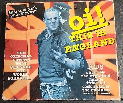 Oi! This Is England - Lords Of Oi! ( 3 CD Punk Set -  Sham 69 Angelic Upstarts) • £6