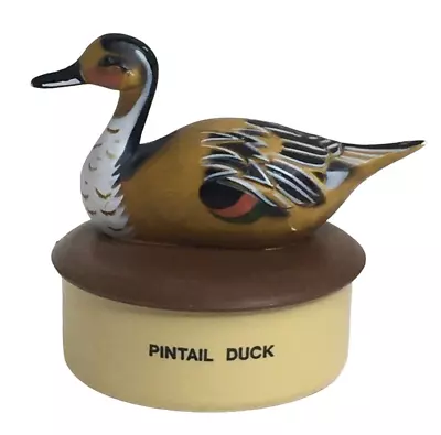 Vintage Pintail Duck Plastic Trinket Box Made In Hong Kong • $7.95