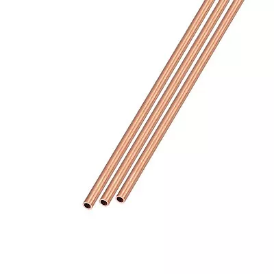 METALLIXITY Copper Tube (2.5mm OD X 0.25mm Wall T X 300mm L) 3Pcs Straight T... • $10.19