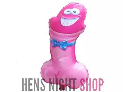 Big Willy Pecker Hens Night Bachelorette Party Foil Helium Balloon Decoration • $10.95