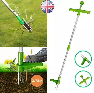 Weed Puller Weeder Twister Twist Pull Garden Lawn Root Remover Killer Tool UK • £10.19