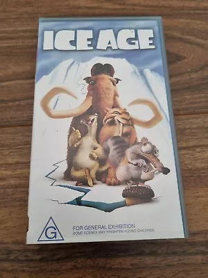 Ice Age Rated G VHS Tape Video Kids Movie • $5