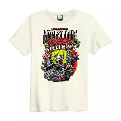 Amplified Unisex Adult 40 Years Motley Crue T-Shirt (GD759) • $56.28