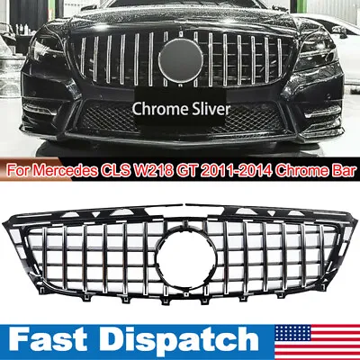 Chorme Panamerica GT-R GRILLE For Mercedes W218 CLS-CLASS 350 500 550 2011-2014 • $175.99