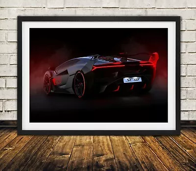 Styled Lamborghini SC18 Supercar - High Quality Premium Poster Print • $34.95