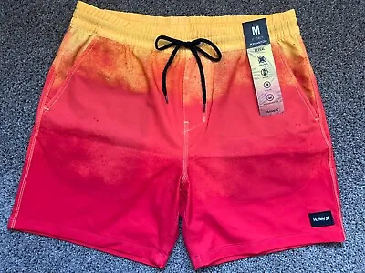 $55 Brand New Hurley Phantom Mens Board Shorts Reveal Volley Red Medium M Xl Xxl • $23.99