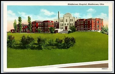 Postcard Middletown Hospital Middletown OH T31 • $1.95