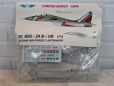 Aero Team Limited Series 20 Mig 29 B / Ub Slovak Air Force Luftwaffe Model Kit • $17
