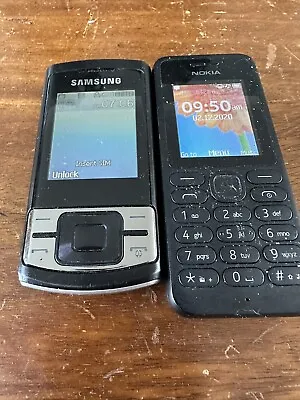Two Mobile Phones Samsung/Nokia • £15
