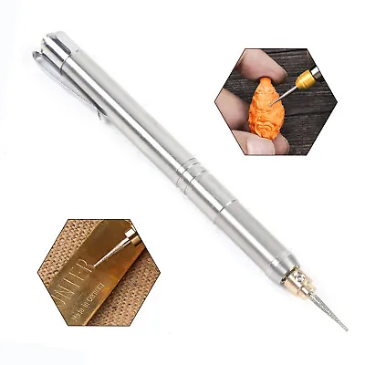 NEW Electric Micro Engraver Pen Metal Glass Wood DIY Engraving Carving Tool Kit • $25